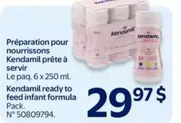 Walmart Préparation pour nourrissons Kendamil prête à servir offer