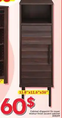 Rossy Walnut finish accent cabinet offer