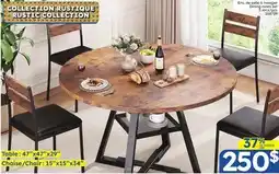 Rossy Rustic dining room set offer