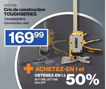 Patrick Morin TOUGHSERIES Construction Jack offer