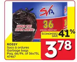 Rossy Garbage bags offer