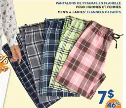 Rossy MEN'S & LADIES' FLANNELS PJ PANTS offer