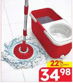 Rossy Spinning action mop and bucket offer
