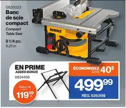 Patrick Morin Compact Table Saw offer