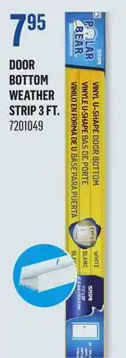 Canac Door Bottom Weather Strip 3 ft offer