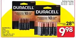 Rossy DURACELL Piles Batteries offer