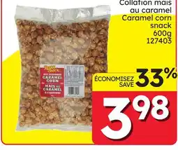 Rossy Caramel corn snack offer