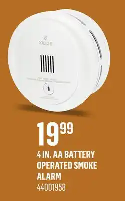 Canac 4 in. AA Battery Operated Smoke Alarm offer