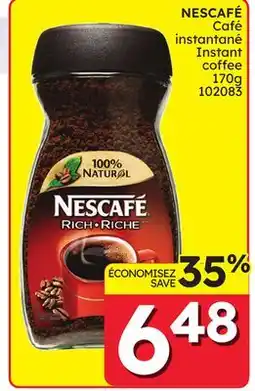 Rossy NESCAFÉ Instant coffee offer