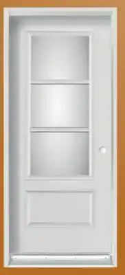 Canac Acacia Steel Door 34 in. LH offer