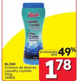 Rossy BLINK Laundry crystals offer