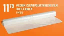 Canac Medium Clear Polyethylene Film 10ft.x100ft offer