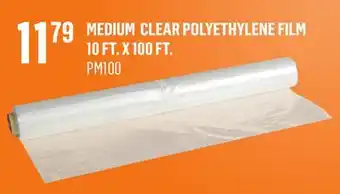 Canac Medium Clear Polyethylene Film 10ft.x100ft offer