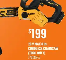 Canac 20 V MAX 8 in. Cordless Chainsaw (Tool Only) offer