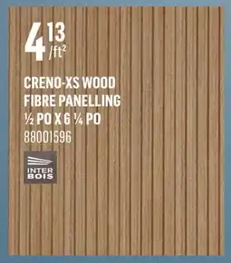 Canac Creno-XS Wood Fibre Panelling 1/2pox61/4po offer