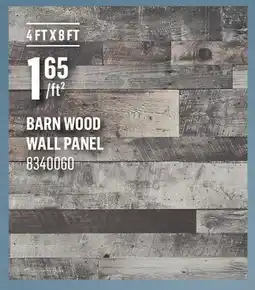 Canac Barn Wood Wall Panel offer
