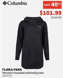 Sports Experts COLUMBIA - Flora Park - Women's softshell jacket offer