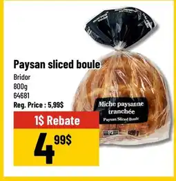 Mayrand Sliced Paysan Bread 800 g Bridor offer
