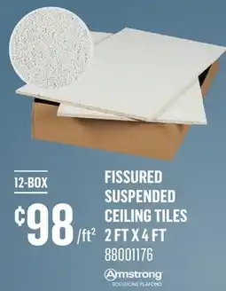 Canac Fissured suspended Ceiling Tiles offer