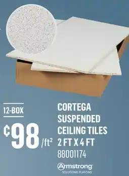 Canac Cortega suspended Ceiling Tiles offer