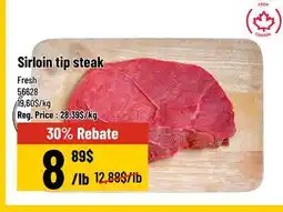 Mayrand Fresh Beef Sirloin Tip Steak A+ offer