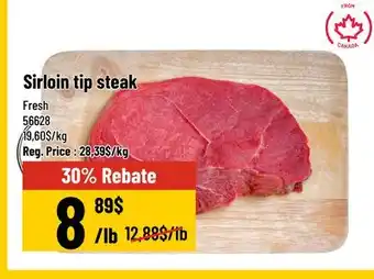 Mayrand Fresh Beef Sirloin Tip Steak A+ offer