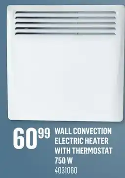 Canac Wall Convection Electric Heater with Thermostat 750W offer