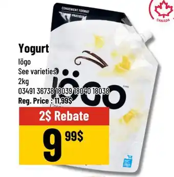 Mayrand 2% Plain Yogurt 2 kg Iögo offer