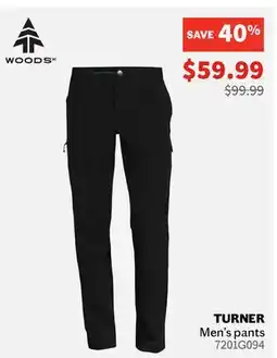 Sports Experts WOODS - Turner - Men's pants offer