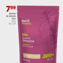 Avril graines de sésame bios offer