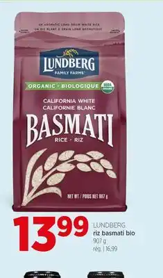 Avril riz basmati bio offer