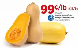 Avril courge musquée ou courge spaghetti bios offer