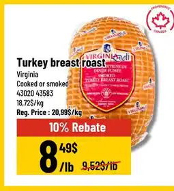 Mayrand Smoked Turkey Breast 3 kg Virginia offer