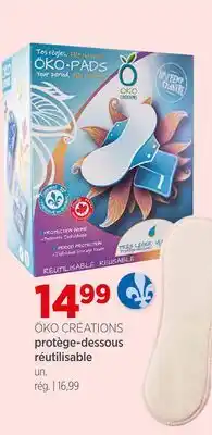 Avril protège-dessous réutilisable offer