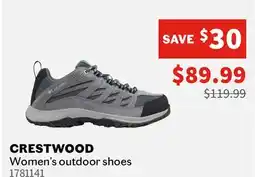 Sports Experts COLUMBIA - Crestwood - Women's outdoor shoes offer
