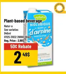 Mayrand Natur-a See Plant-based beverage offer