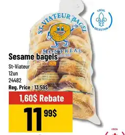 Mayrand Sesame Bagels x12 St-Viateur offer