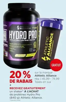 Avril Marque Athletic Alliance offer