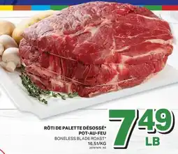 L'Intermarché RÔTI DE PALETTE DÉSOSSÉ* POT-AU-FEU | BONELESS BLADE ROAST offer