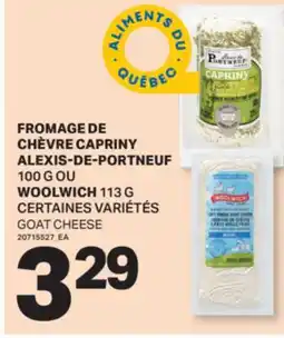 L'Intermarché FROMAGE DE CHÈVRE CAPRINY 100 G OU 113 G | GOAT CHEESE offer