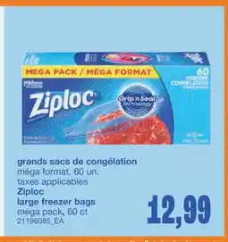 Wholesale Club GRANDS SACS DE CONGÉLATION, 60 UN offer