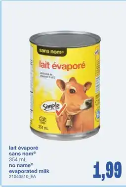 Wholesale Club LAIT ÉVAPORÉ, 354 ML offer