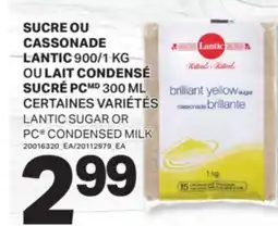 L'Intermarché SUCRE OU CASSONADE, 900/1KG OU LAIT CONDENSÉ SUCRÉ, 300 ML | SUGAR OR CONDENSED MILK offer
