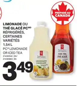 L'Intermarché LIMONADE OU THÉ GLACÉ | LEMONADE OR ICED TEA, 1,54 L offer
