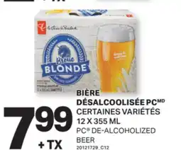 L'Intermarché BIÈRE DÉSALCOOLISÉE | DE-ALCOHOLIZED BEER, 12 X 355 ML offer