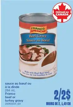 Wholesale Club SAUCE AU BŒUF OU À LA DINDE, 284 ML offer