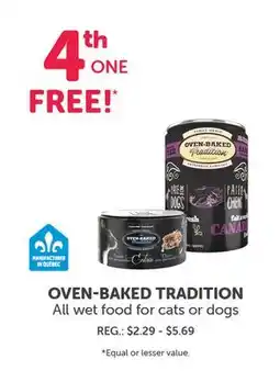 Mondou OVEN-BAKED TRADITION All wet food for cats or dogs offer