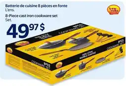 Walmart Batterie de cuisine 8 pièces en fonte offer