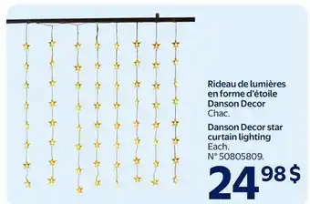Walmart Rideau de lumières en forme d'étoile Danson Decor offer