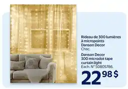 Walmart Rideau de 300 lumières à micropoints Danson Decor offer